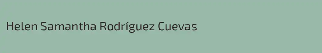 Helen Samantha Rodríguez Cuevas